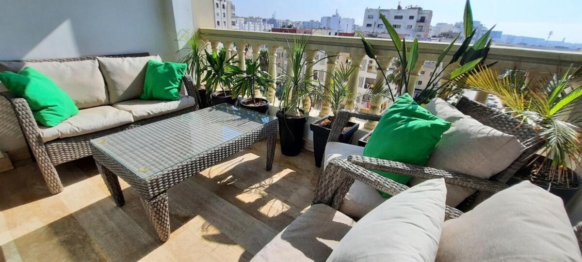 Grand Appartement De Luxe Vue Mer Casablanca Buitenkant foto