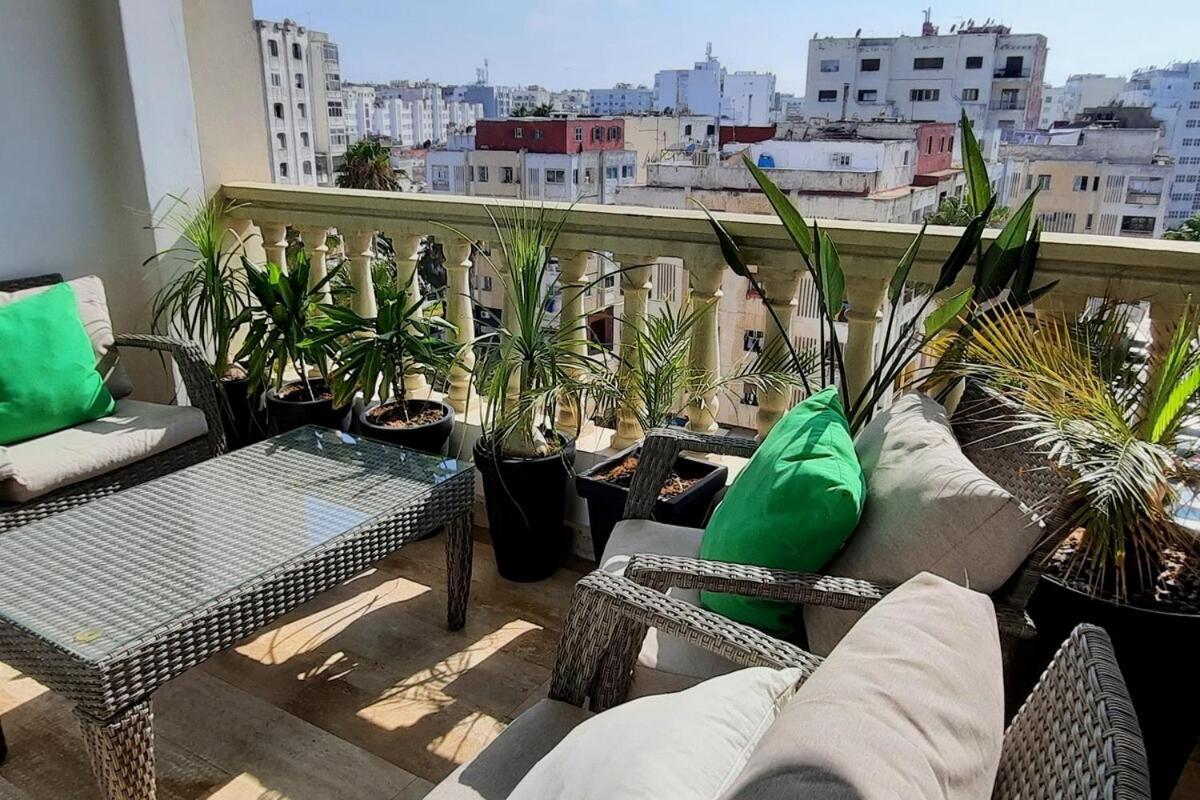 Grand Appartement De Luxe Vue Mer Casablanca Buitenkant foto