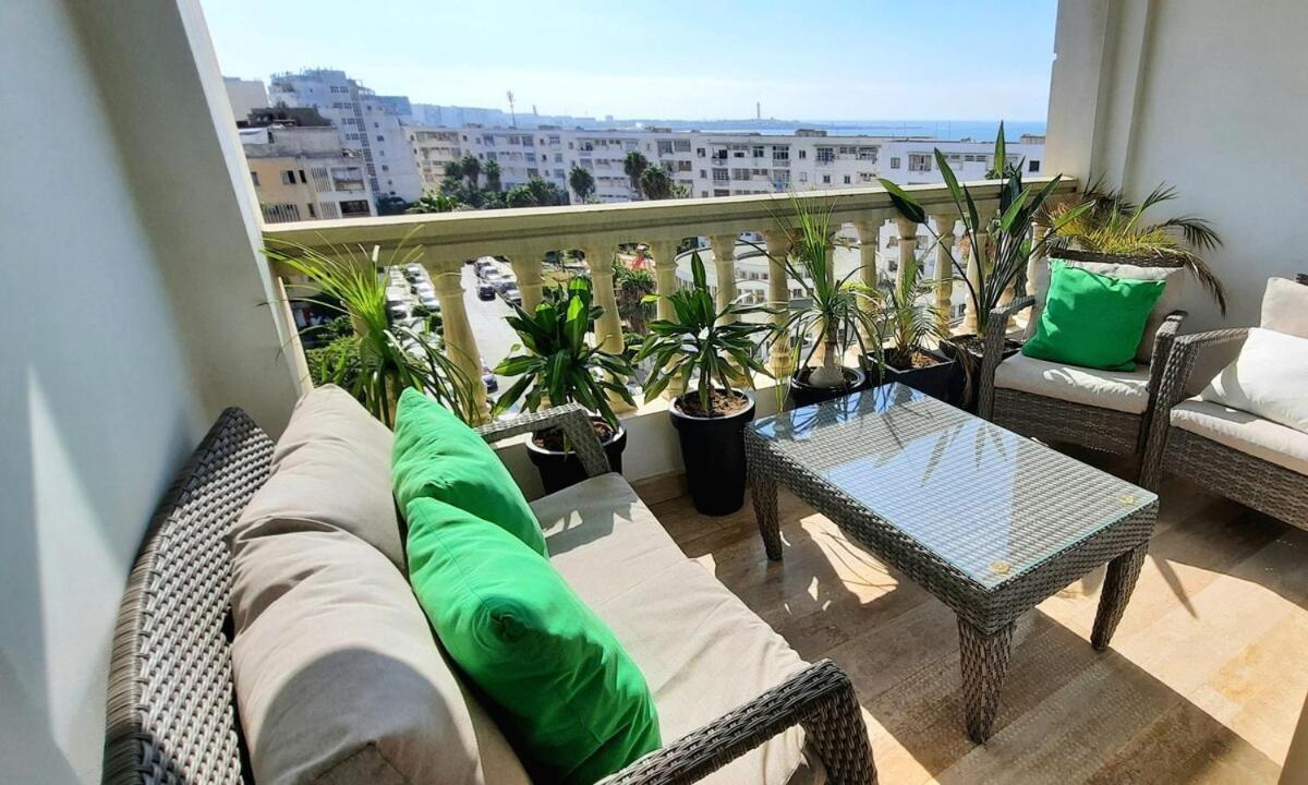Grand Appartement De Luxe Vue Mer Casablanca Buitenkant foto